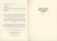 Load image into Gallery viewer, The Salem Witchcraft Papers (1977) in Three Volumes Complete