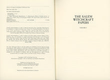 Load image into Gallery viewer, The Salem Witchcraft Papers (1977) in Three Volumes Complete
